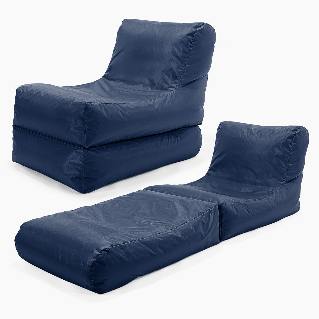 SmartCanvas™ Saccosäck Solsäng - Marinblå 01