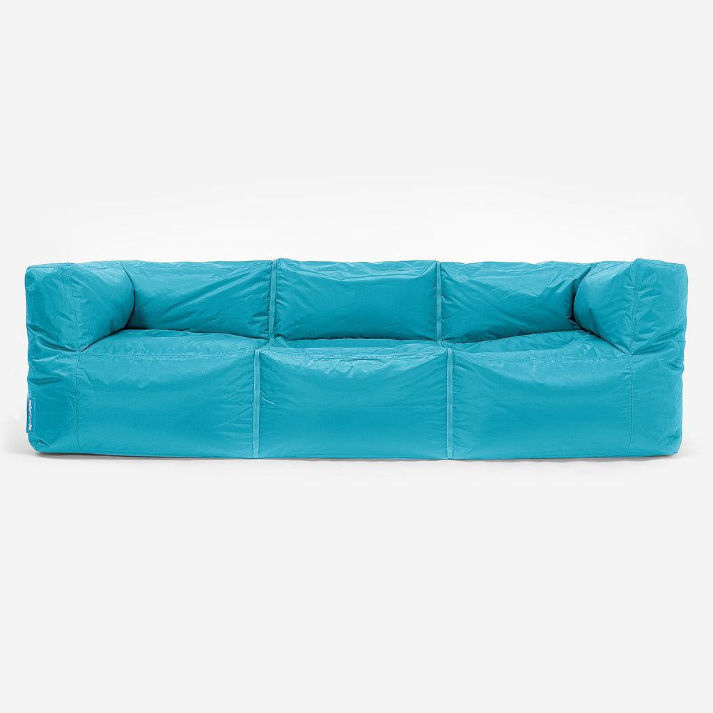 SmartCanvas™ Saccosäcksoffa 3 styck Outdoor - Cyan 01
