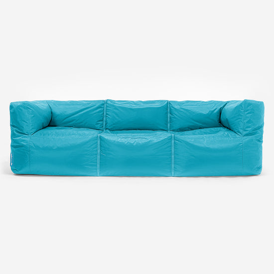 SmartCanvas™ Saccosäcksoffa 3 styck Outdoor - Cyan 01