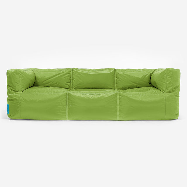 SmartCanvas™ Saccosäcksoffa 3 styck Outdoor - Limegrön 01