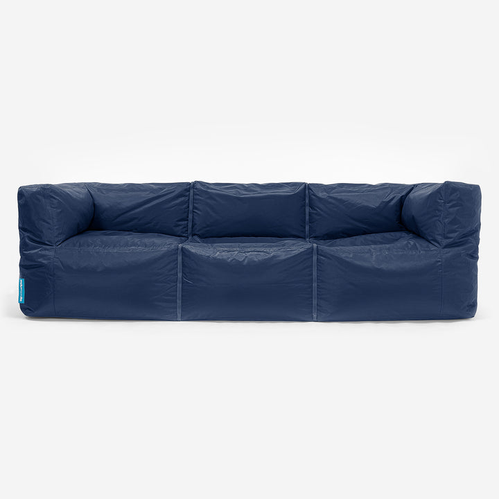 SmartCanvas™ Saccosäcksoffa 3 styck Outdoor - Marinblå 01