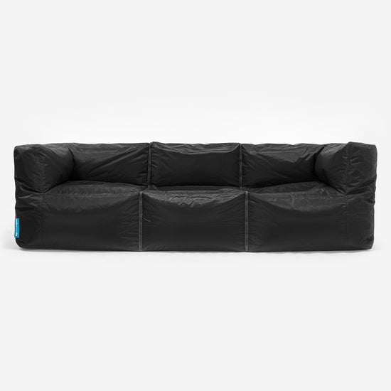 SmartCanvas™ Saccosäcksoffa 3 styck Outdoor - Svart 01