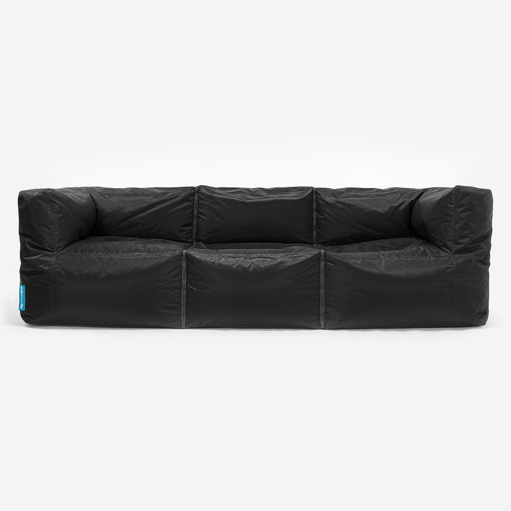 SmartCanvas™ Saccosäcksoffa 3 styck Outdoor - Svart 01