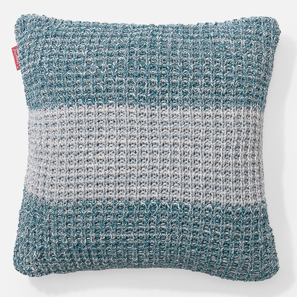 Kudde 47 x 47cm - 100% Bomulls Chester Blå 01