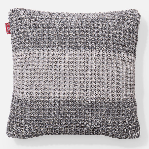 Kudde 47 x 47cm - 100% Bomulls Chester Grå 01