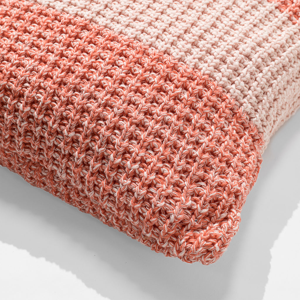 Kudde 47 x 47cm - 100% Bomulls Chester Rosa 02