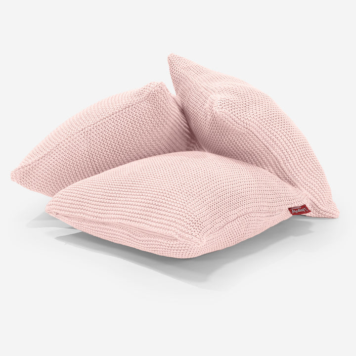 Kudde 47 x 47cm - 100% Bomulls Ellos Baby rosa 03