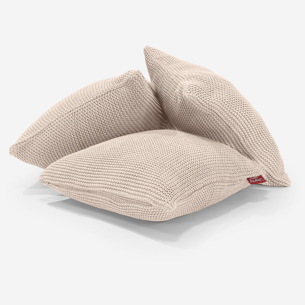 Kudde 47 x 47cm - 100% Bomulls Ellos Gräddvit 03