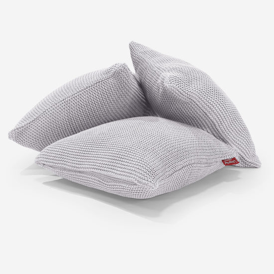 Kudde 47 x 47cm - 100% Bomulls Ellos Ljusgrå 03