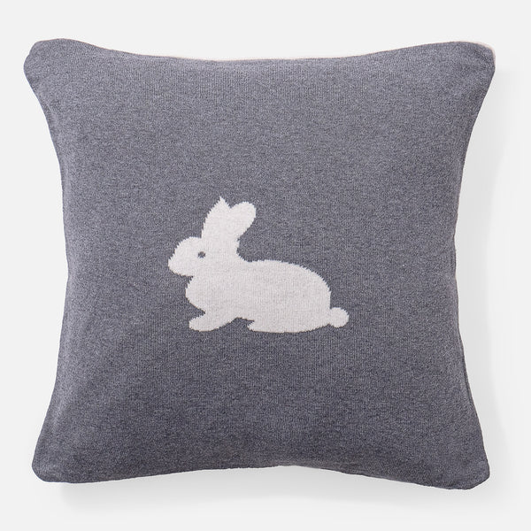 Kudde 47 x 47cm - 100% Bomulls Rabbit 01