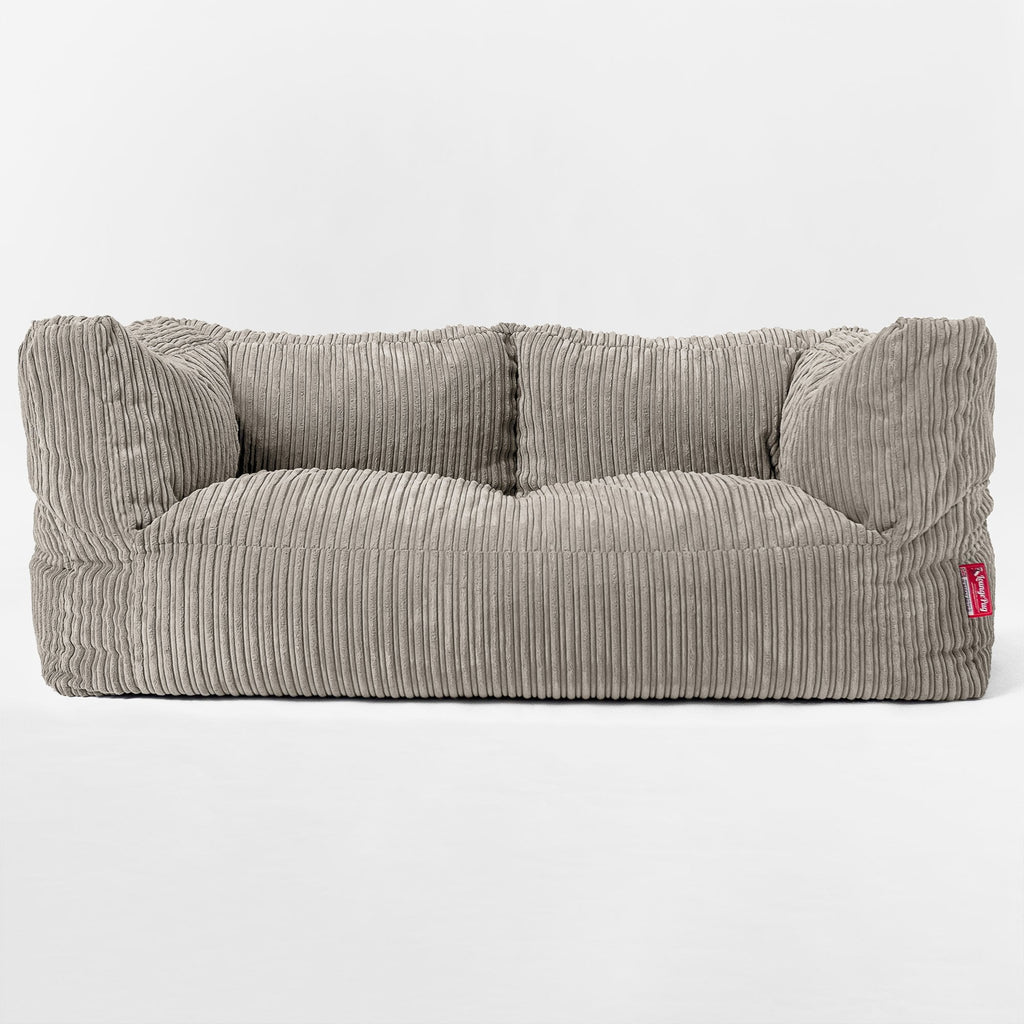 'The Albert' 2-sits Saccosäcksoffa - Klassisk Manchestertyg Minkbrun 01