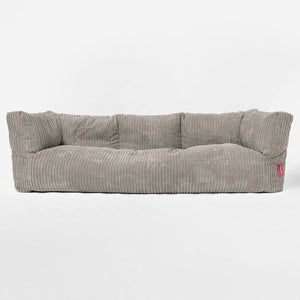 Albert 3-sits Saccosäcksoffa - Klassisk Manchestertyg Minkbrun