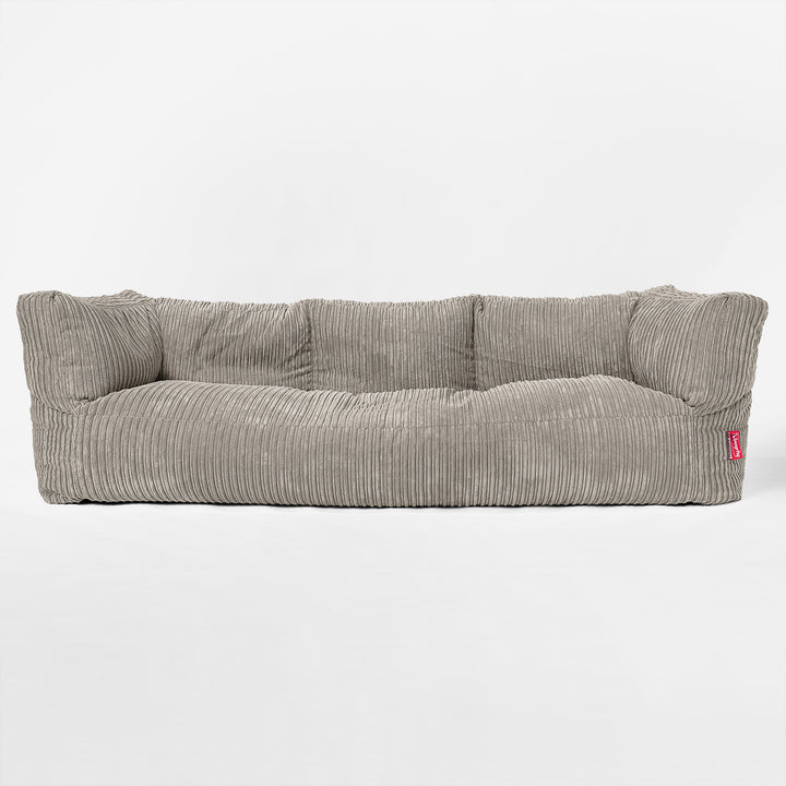 Albert 3-sits Saccosäcksoffa - Klassisk Manchestertyg Minkbrun 01