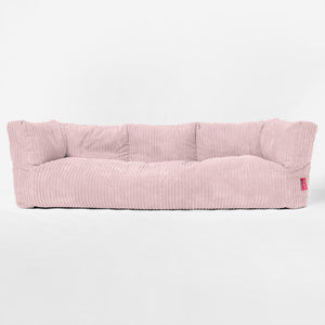 Albert 3-sits Saccosäcksoffa - Klassisk Manchestertyg Rosa