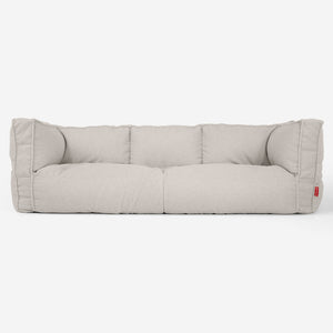 Albert 3-sits Saccosäcksoffa - Boucle Elfenbensvit
