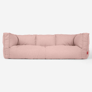 Albert 3-sits Saccosäcksoffa - Boucle Rosa
