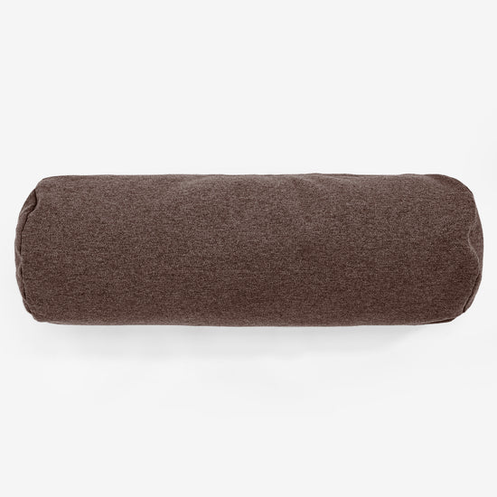 Cylinderkudde 20 x 55cm - Interalli-ull Brun 02