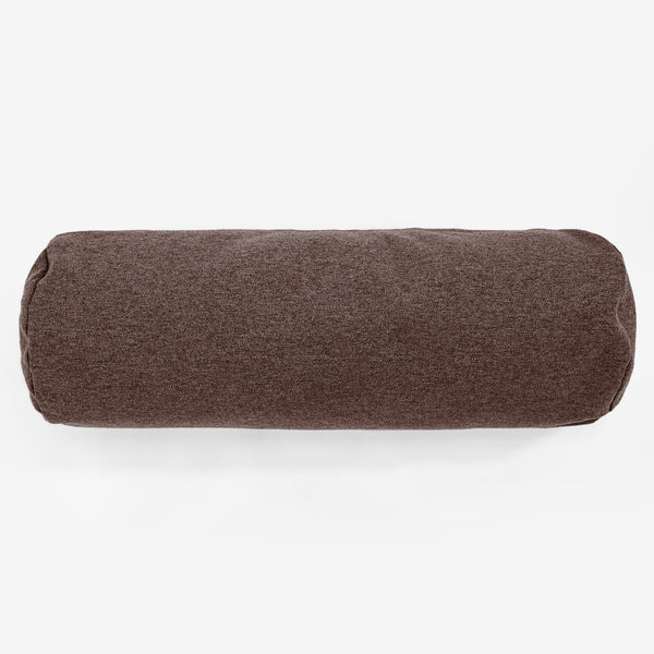 Cylinderkudde 20 x 55cm - Interalli-ull Brun 01