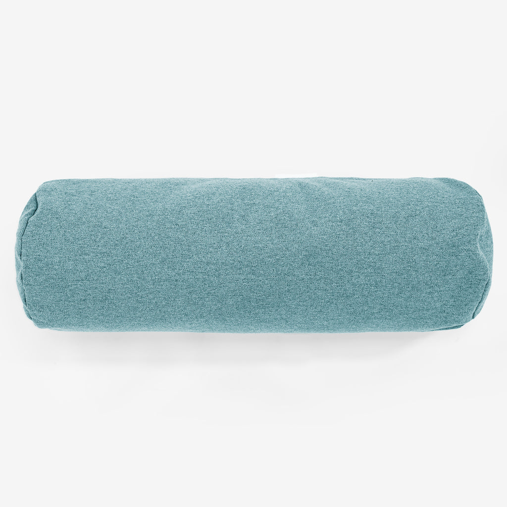 Cylinderkudde 20 x 55cm - Interalli-ull Cyan 02