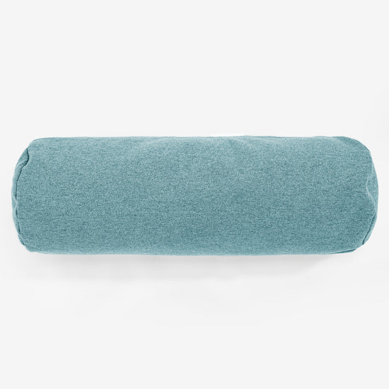 Cylinderkudde 20 x 55cm - Interalli-ull Cyan 02