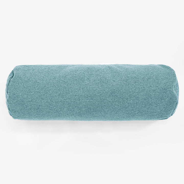 Cylinderkudde 20 x 55cm - Interalli-ull Cyan 02