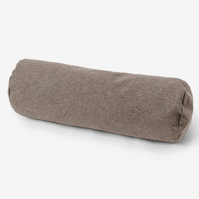 Cylinderkudde 20 x 55cm - Interalli-ull Gulbrun 01