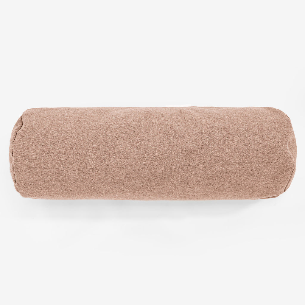 Cylinderkudde 20 x 55cm - Interalli-ull Sandfärgad 02