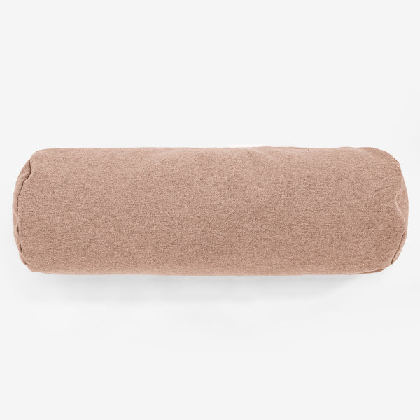 Cylinderkudde 20 x 55cm - Interalli-ull Sandfärgad 01
