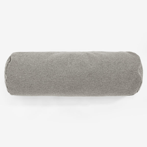 Cylinderkudde 20 x 55cm - Interalli-ull Silverfärgad 01