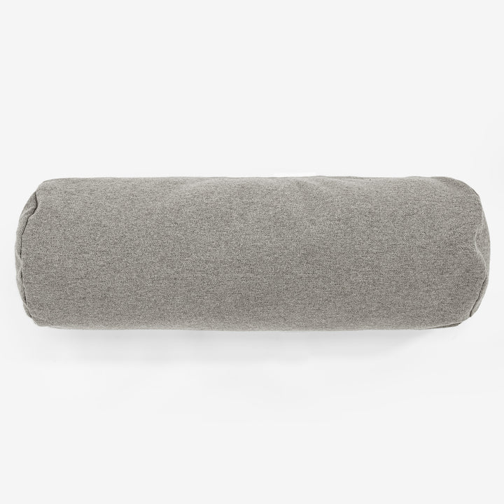 Cylinderkudde 20 x 55cm - Interalli-ull Silverfärgad 02