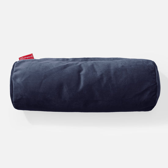 Cylinderkudde 20 x 55cm - Sammet Navy 02