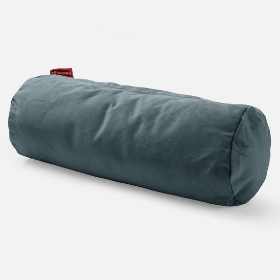 Cylinderkudde 20 x 55cm - Sammet Teal 01