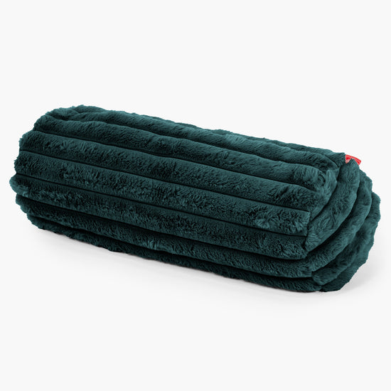 Cylinderkuddfodral 20 x 55cm - Ultraplyschmanchestertyg Teal 01