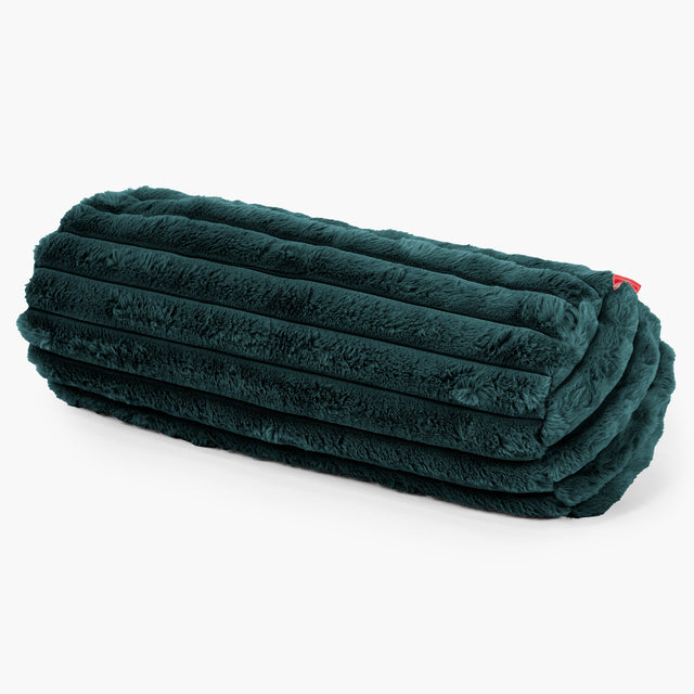 Cylinderkuddfodral 20 x 55cm - Ultraplyschmanchestertyg Teal 01