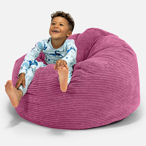 Enorm Snuggle-saccosäck för Barn 3-8 år - Pom-pom Rosa 01
