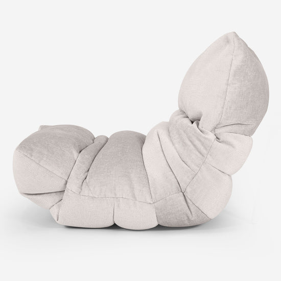 Eva Lounger Saccosäck - Chenille Gräddvit 02