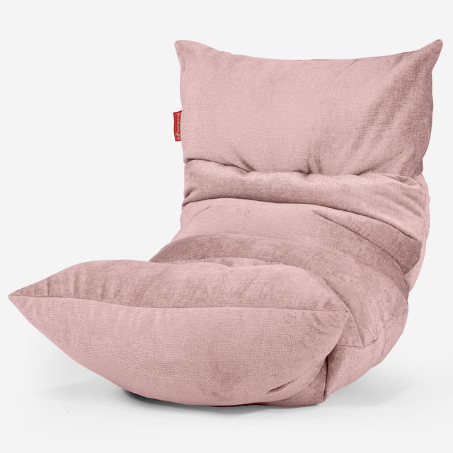 Eva Lounger Saccosäck - Chenille Rosa 01