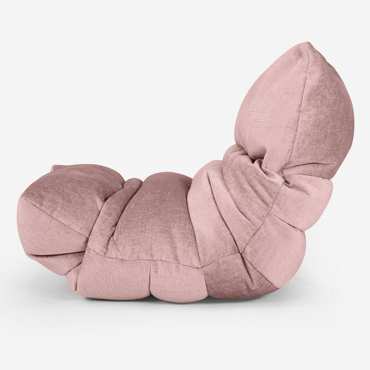 Eva Lounger Saccosäck - Chenille Rosa 02