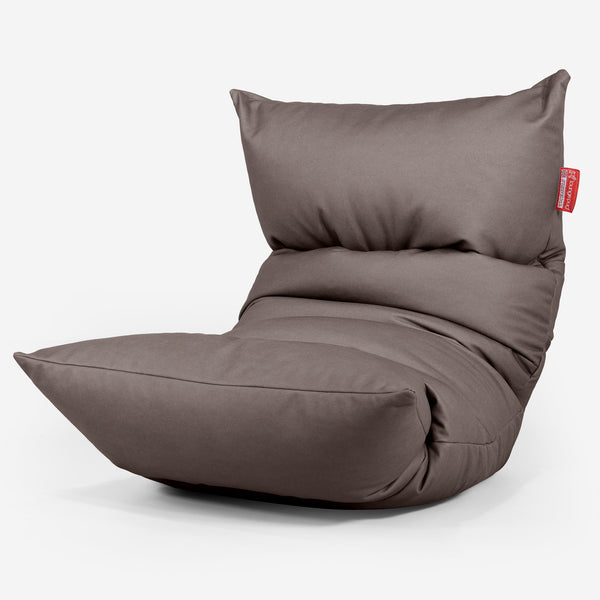 Eva Lounger Saccosäck - Veganskt Läder Chokladbrun 01