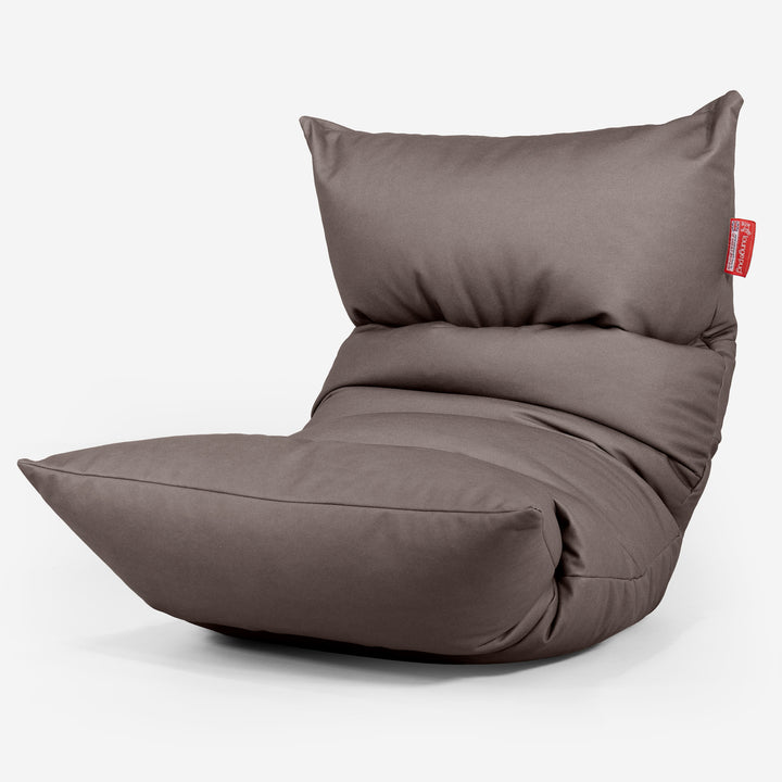 Eva Lounger Saccosäck - Veganskt Läder Chokladbrun 01