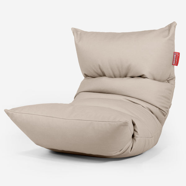 Eva Lounger Saccosäck - Veganskt Läder Elfenbensvit 01