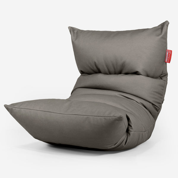 Eva Lounger Saccosäck - Veganskt Läder Grå 01