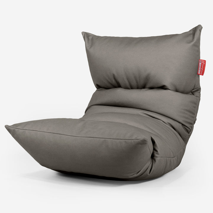 Eva Lounger Saccosäck - Veganskt Läder Grå 01