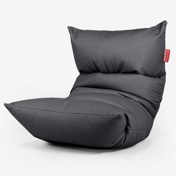 Eva Lounger Saccosäck - Veganskt Läder Svart 01
