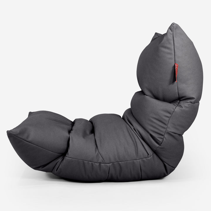 Eva Lounger Saccosäck - Veganskt Läder Svart 02