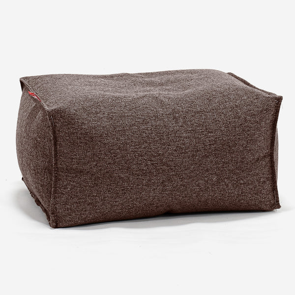 Fotpall Sittpuff - Interalli-ull Brun 01