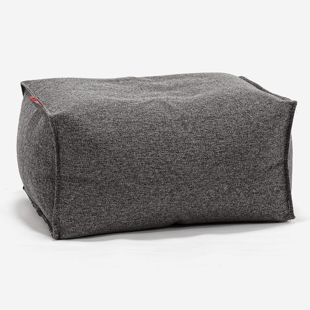 Fotpall Sittpuff - Interalli-ull Grå 01