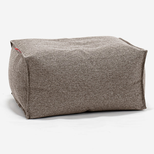 Fotpall Sittpuff - Interalli-ull Gulbrun 01