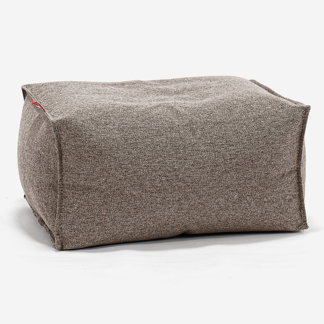 Fotpall Sittpuff - Interalli-ull Gulbrun 01