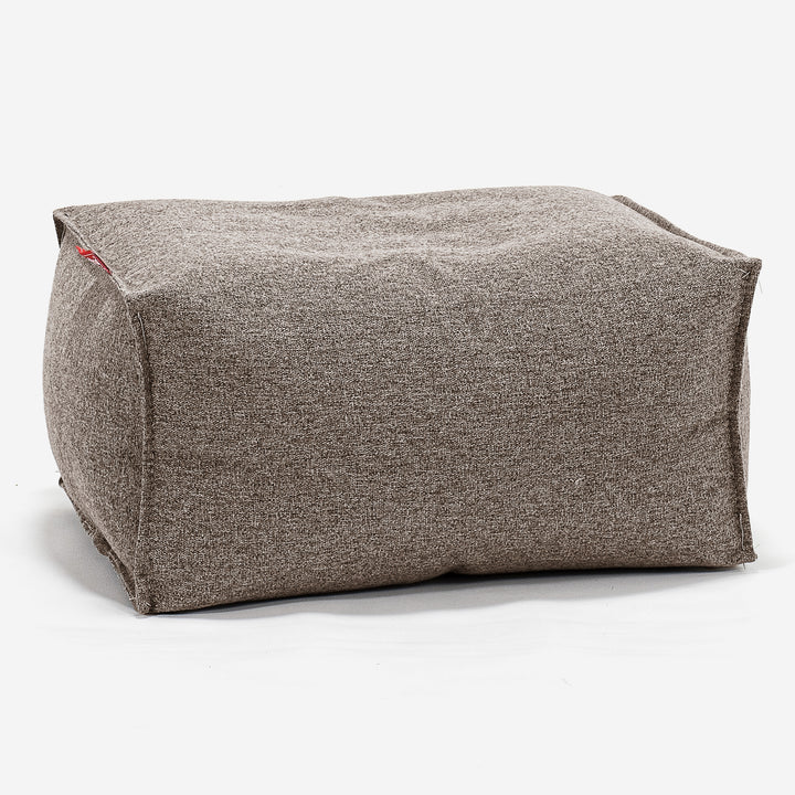 Fotpall Sittpuff - Interalli-ull Gulbrun 01